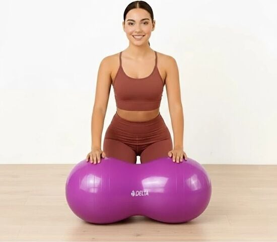 Delta Fıstık Pilates Topu 90cm (POMPASIZ)
