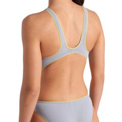 Arena One Next Swimsuit Kadın Gri Yüzücü Mayo