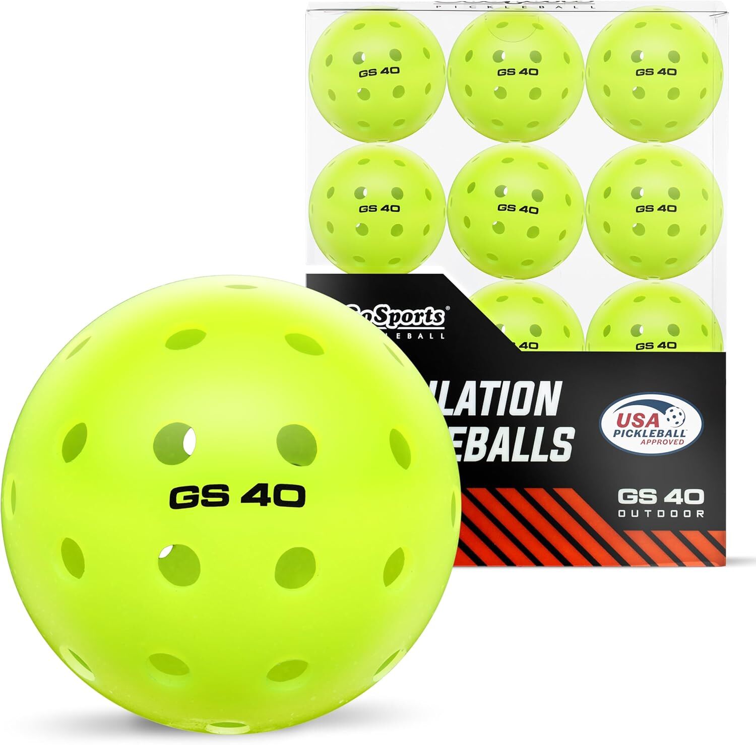 GoSports GS 40 Outdoor USAPA Pickleball Onaylı Top 12 li