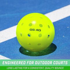 GoSports GS 40 Outdoor USAPA Pickleball Onaylı Top 12 li