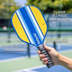 GoSports Pickleball Set ( 4 Raket + 4 Top + Çanta )