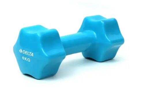 Delta Deluxe PVC Kaplama Dumbell 6,0kg,