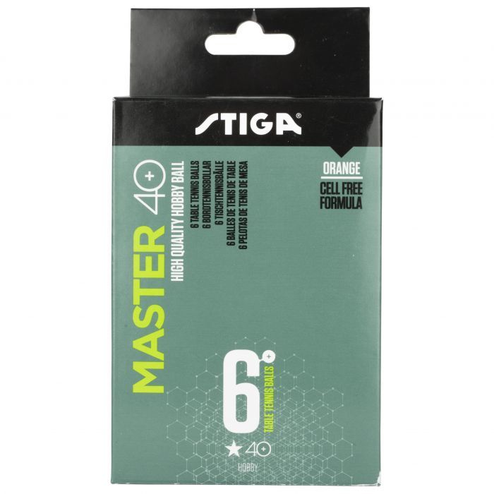 Stiga Master 40+ Tek Yıldız 6 lı Masa Tenisi Topu