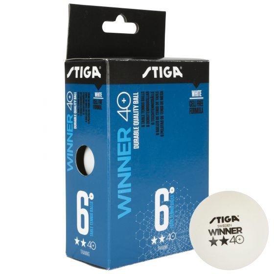 Stiga Winner 40+ İki Yıldız 6 lı Masa Tenisi Topu