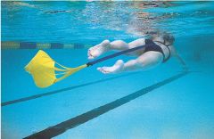 Strechcordz Yüzme Antrenman Paraşütü 20cm (Kemer + Kayış + Paraşüt)