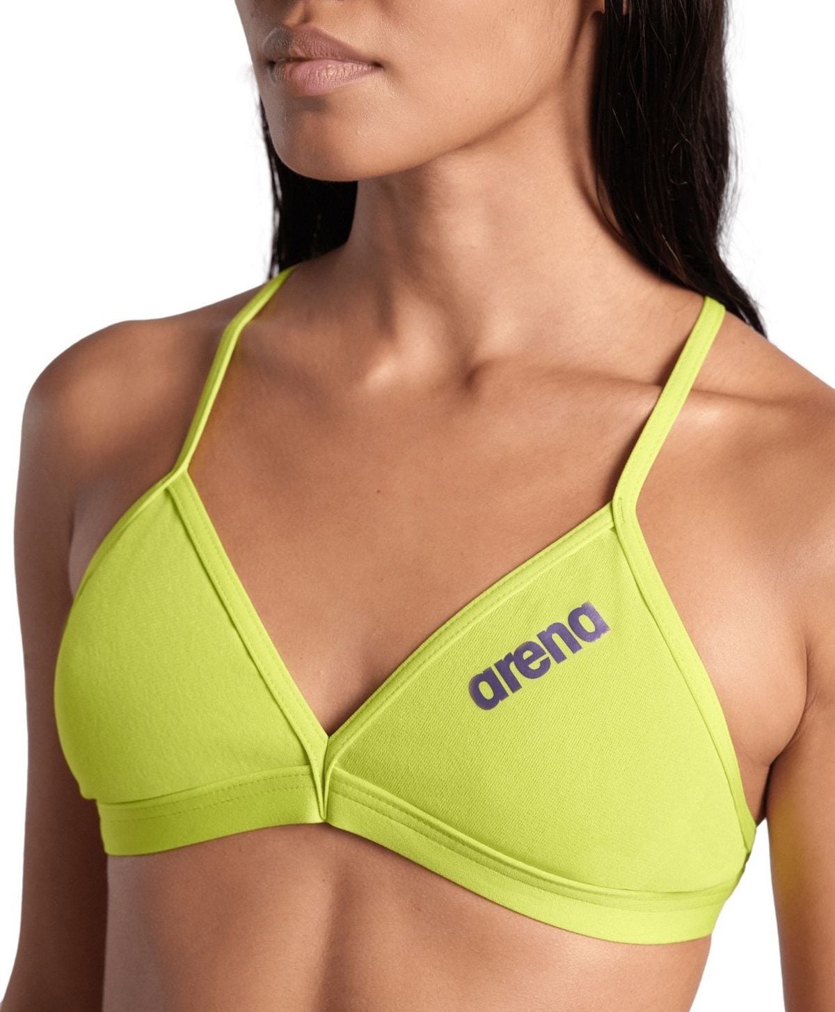Arena Women's Team Swim Top Tie Back Solid Kadın Bikini Üst