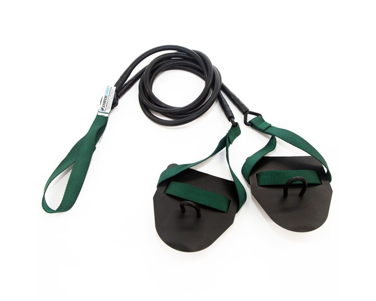 Strechcordz El Paletli Yüzme ANtrenman Direnç Lastiği 1.2mt. Yeşil (3,6-10,8 Kg)