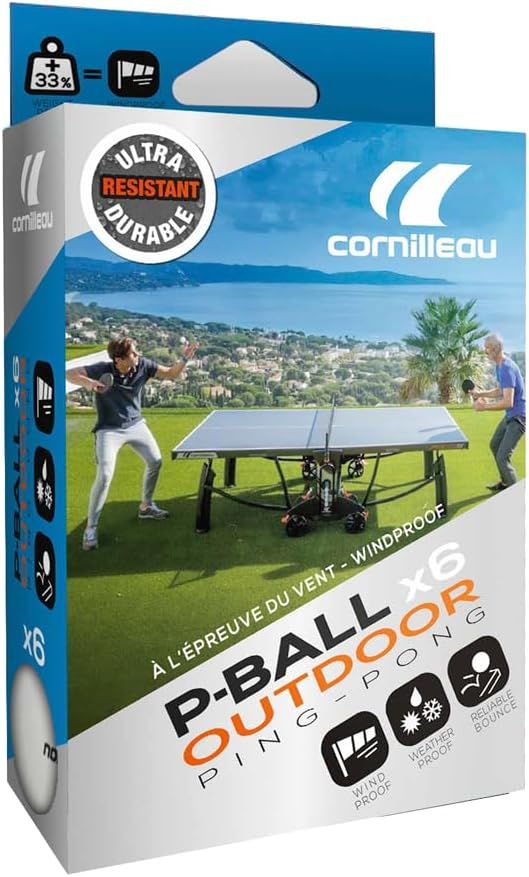 Cornilleau P-Ball Outdoor 6 lı Masa Tenisi Topu