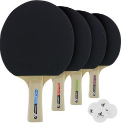 Cornilleau Sport Pack Quattro ITTF Onaylı Masa Tenisi 4 Raket + 4 Top Set