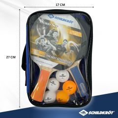 Donic Hobby Set Masa Tenisi Seti ( 4 Raket + 5 Top + Taşıma Çantası)