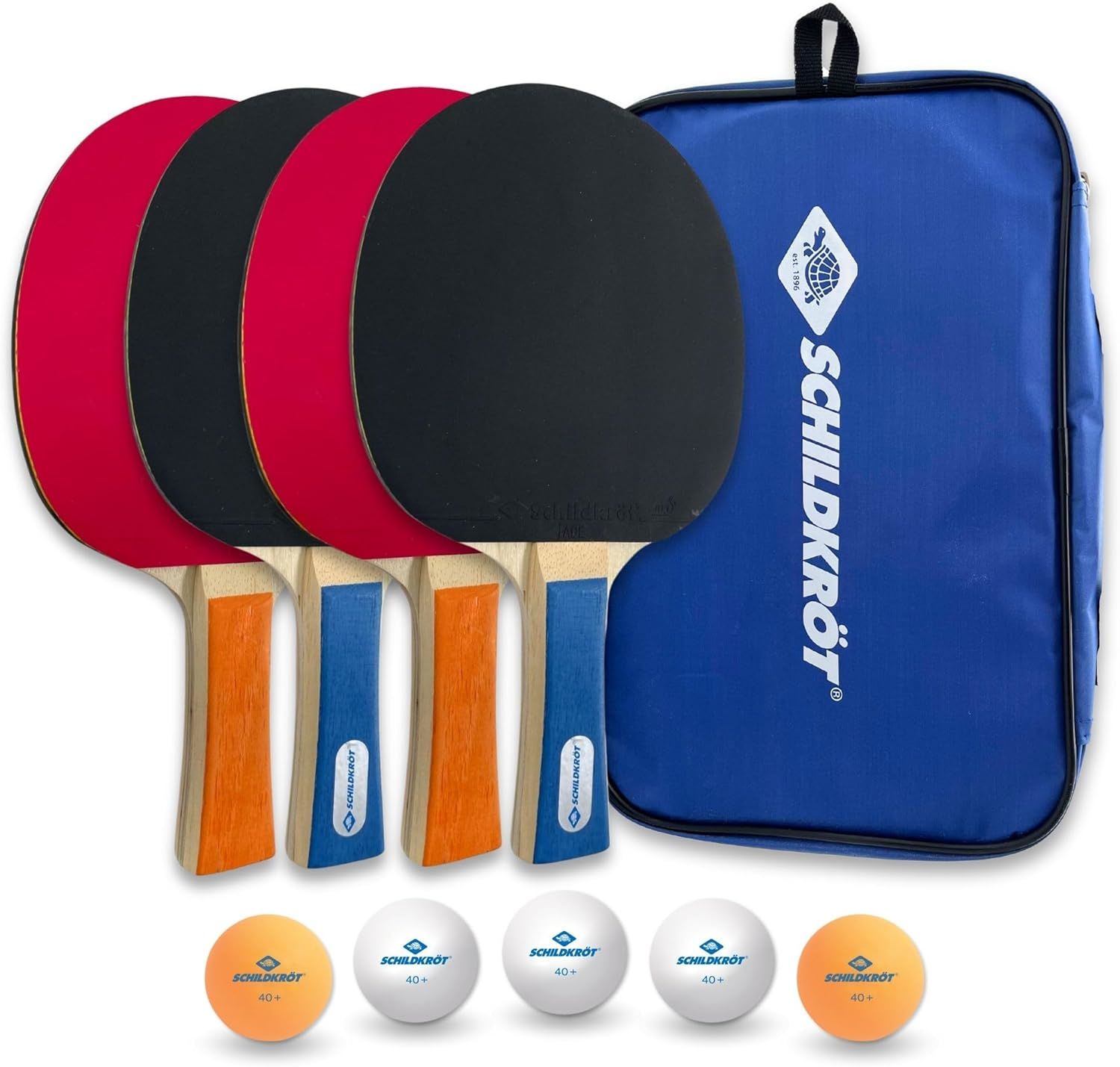 Donic Hobby Set Masa Tenisi Seti ( 4 Raket + 5 Top + Taşıma Çantası)