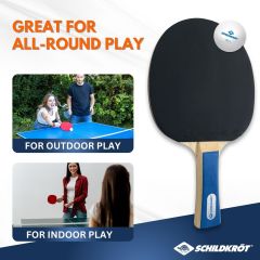 Donic Hobby Set Masa Tenisi Seti ( 4 Raket + 5 Top + Taşıma Çantası)