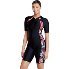 Zoggs Stellar Kneesuit Sleeve Print Kadın Mayo