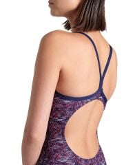 Arena Abstract Tiles Kadın Yüzücü Mayosu