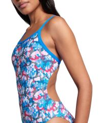 Arena Multi Camo Kadın Yüzücü Mayosu