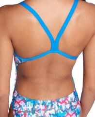 Arena Multi Camo Kadın Yüzücü Mayosu